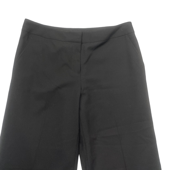 Lafayette 148 8 Black Straight Dress Pants Wool Pockets Pockets - Picture 6 of 7